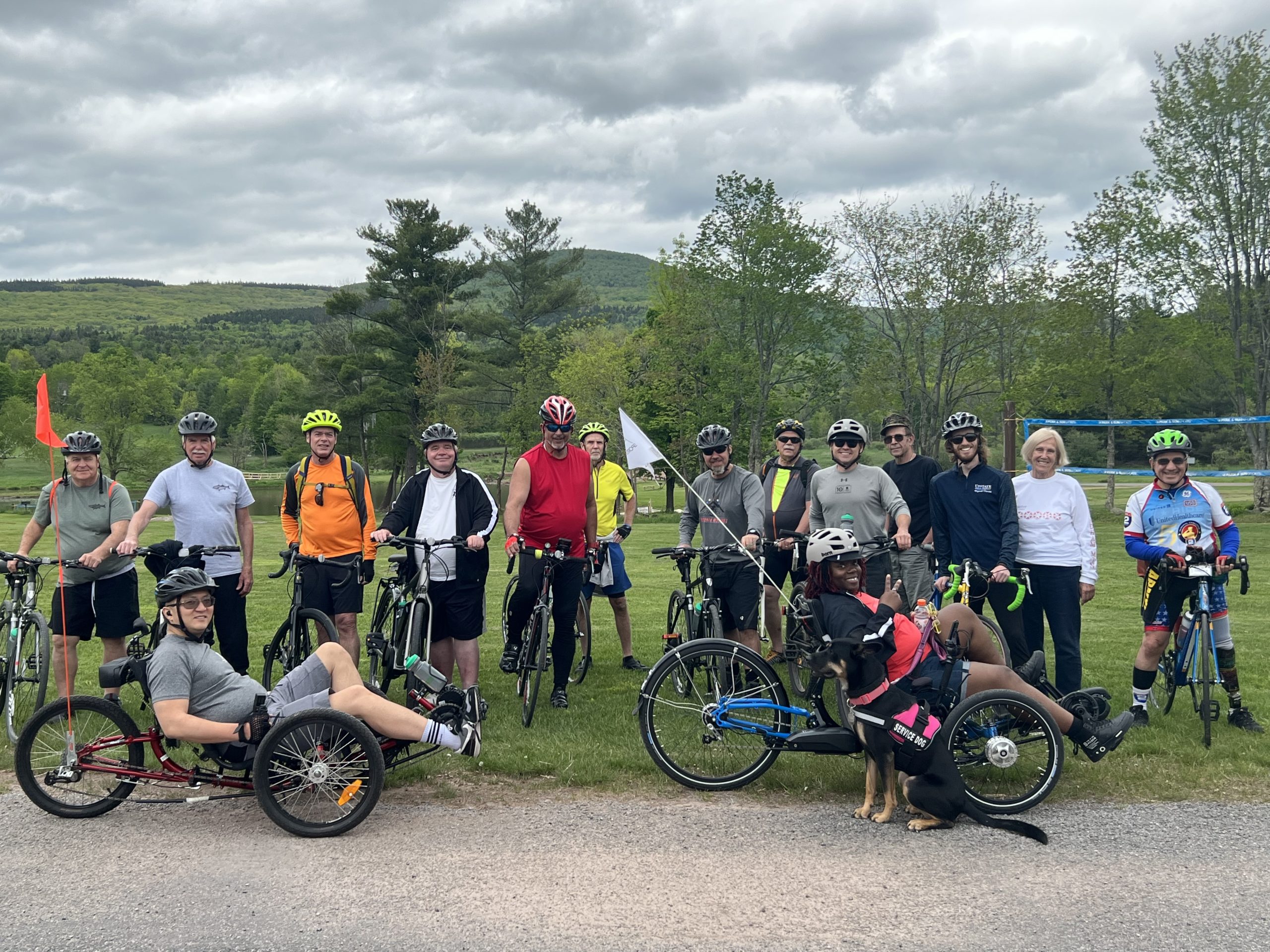 2022 Warriors in Motion Road Cycling Group Photo